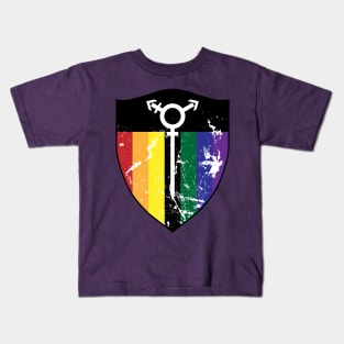 Defender Shield (LGBTQ+) Kids T-Shirt